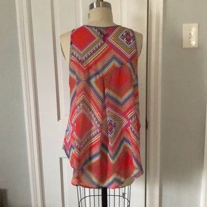 bobeau Tops - Bobeau Bright High/Low Tank bobeau Tops - Bobeau Bright High/Low Tank
